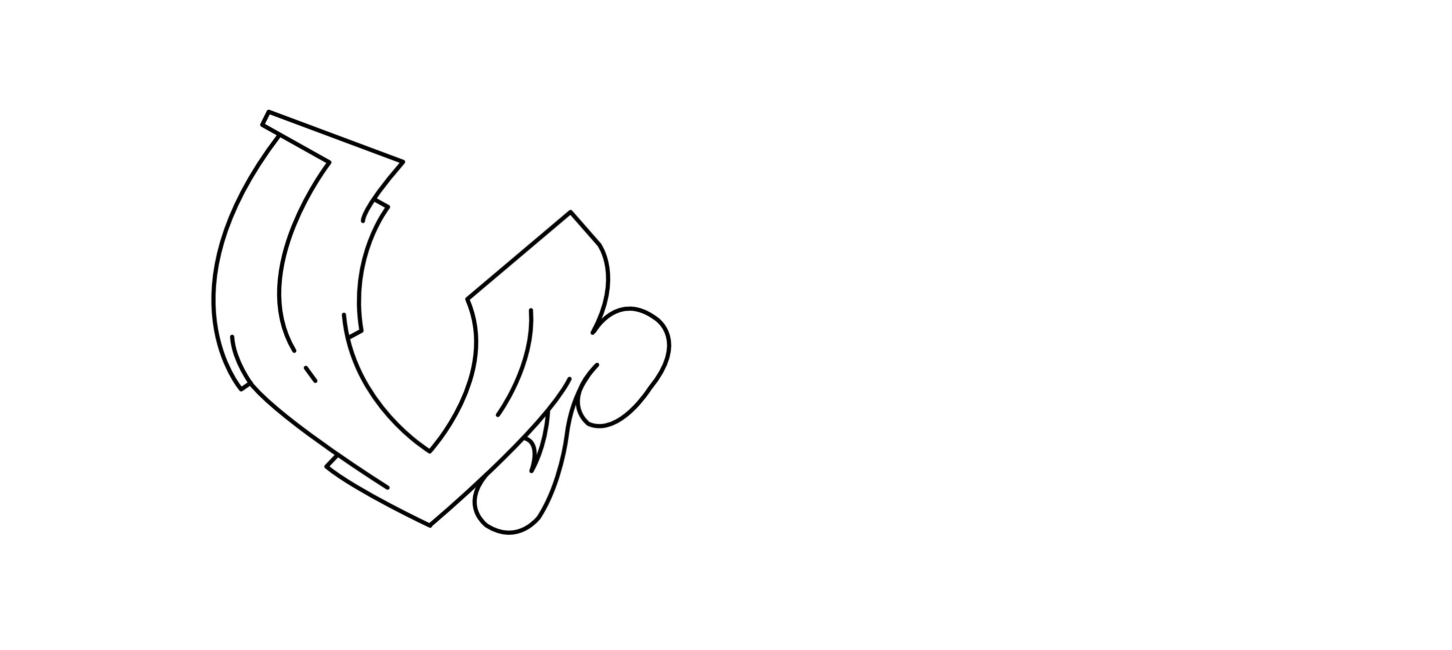 ufo Graffiti Tutorial Step 1 graphic