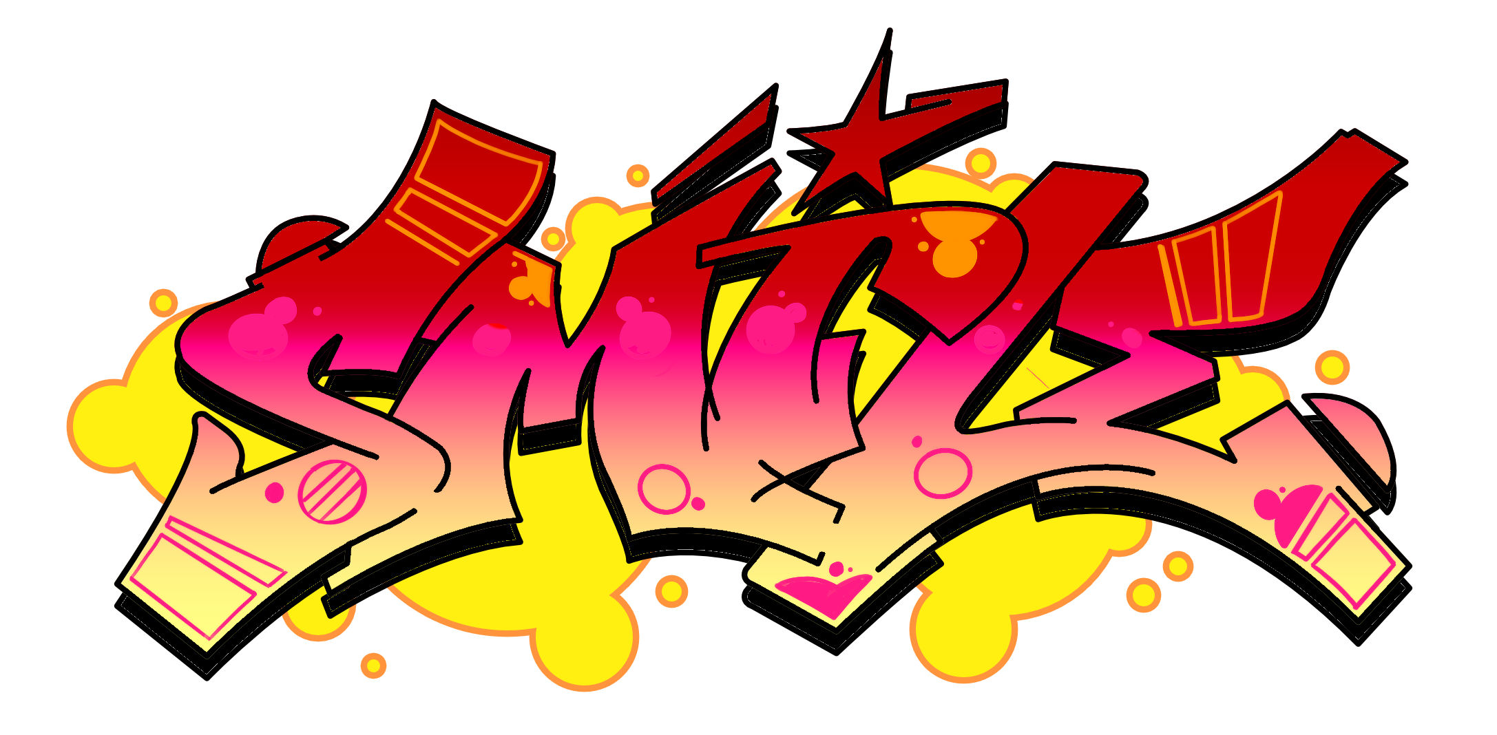 smile Graffiti Tutorial Step 11 graphic