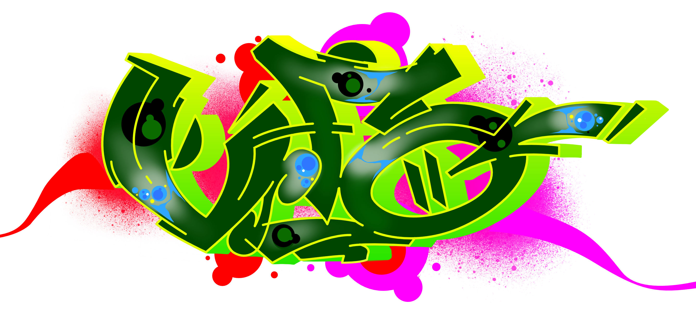 ufo Graffiti Tutorial Step 11 graphic