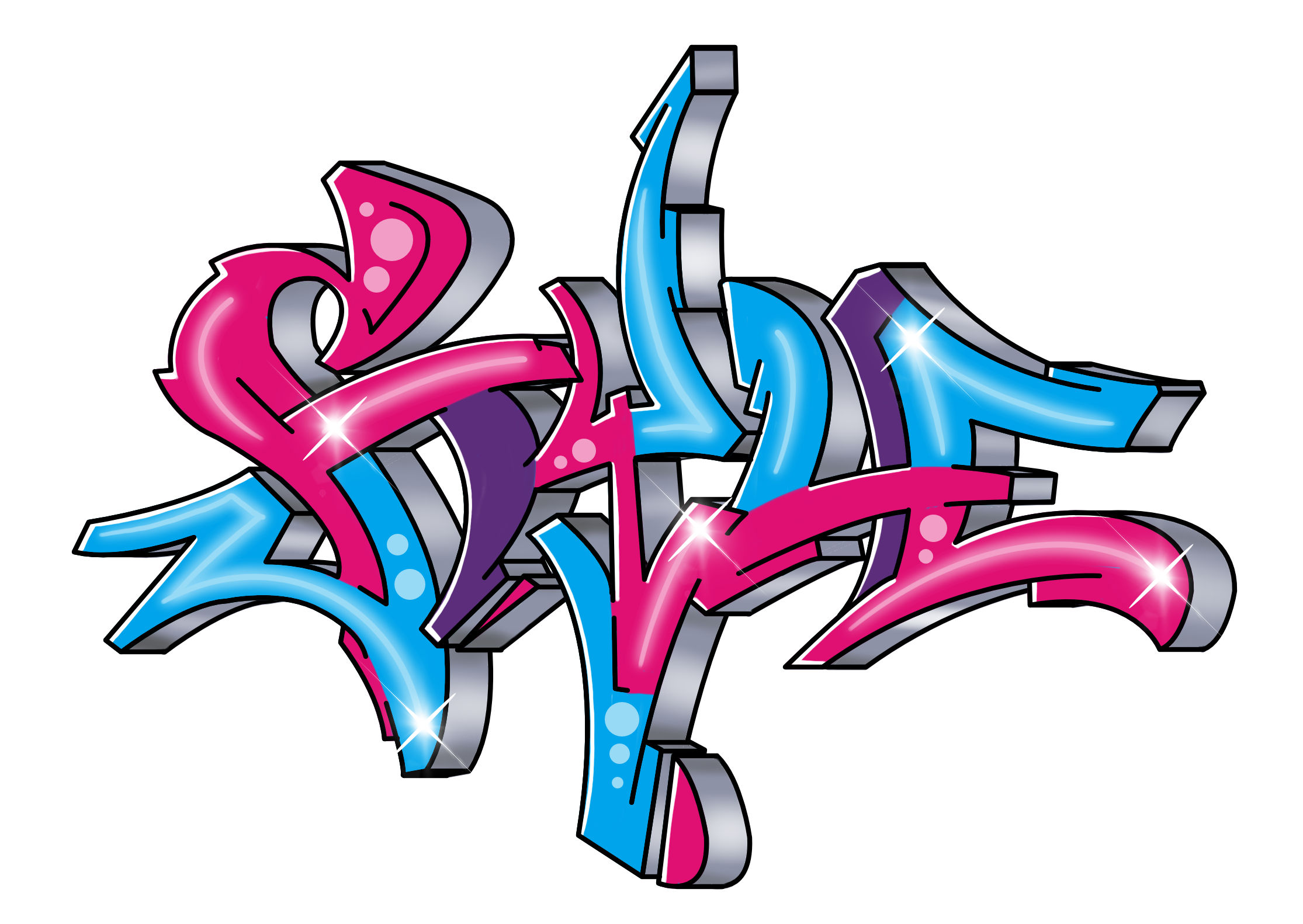 style Graffiti Tutorial Step 14 graphic