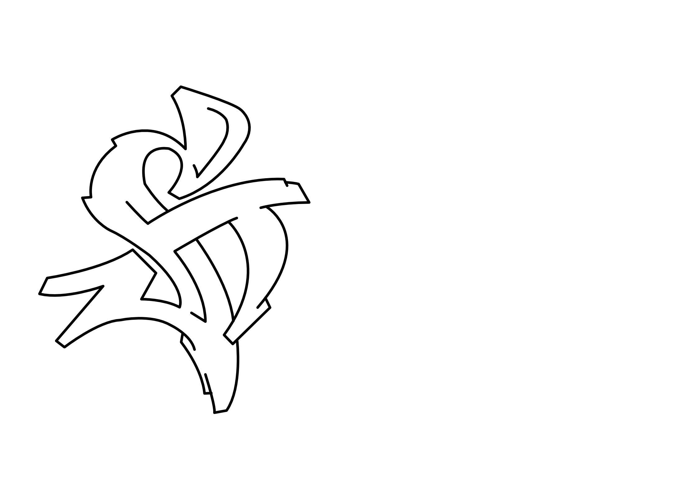 style Graffiti Tutorial Step 2 graphic