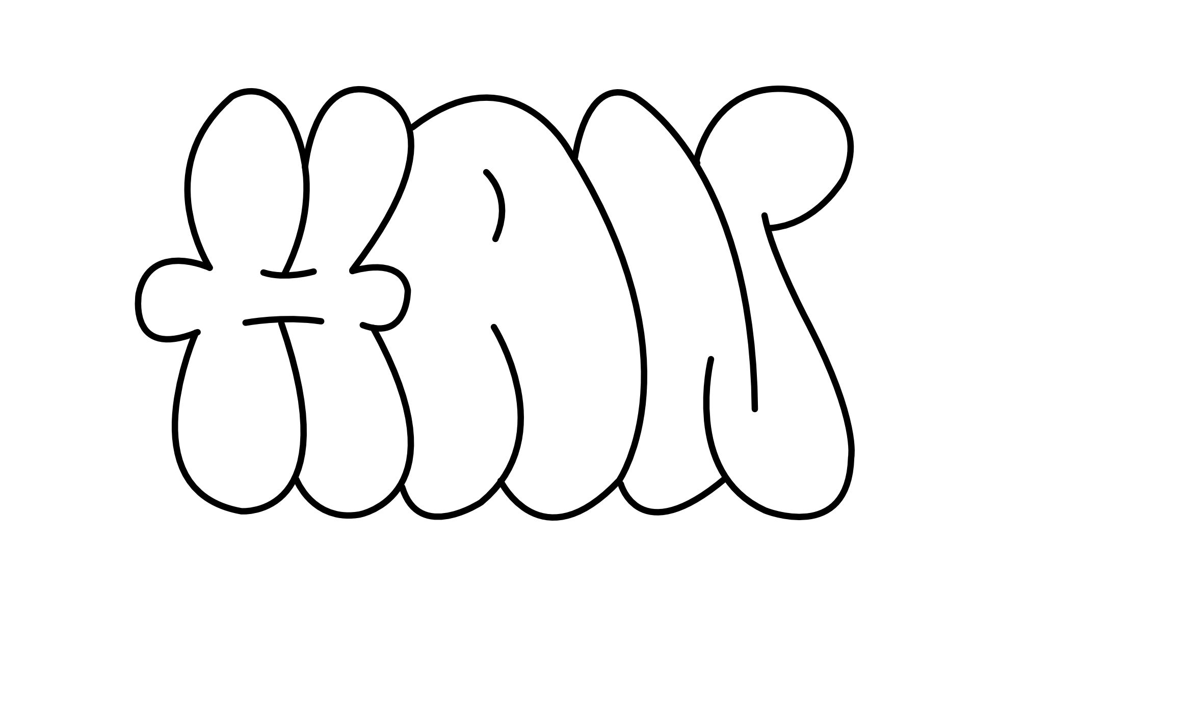 hand Graffiti Tutorial Step 3 graphic