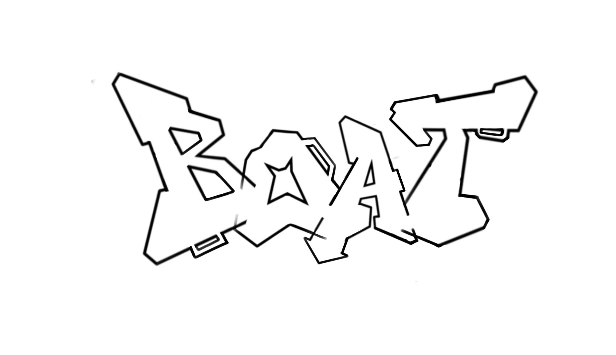 boat Graffiti Tutorial Step 4 graphic