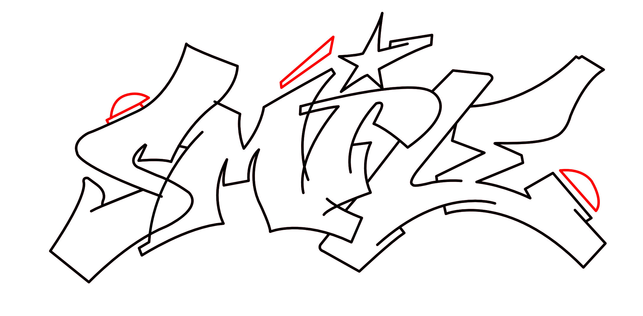 smile Graffiti Tutorial Step 6 graphic