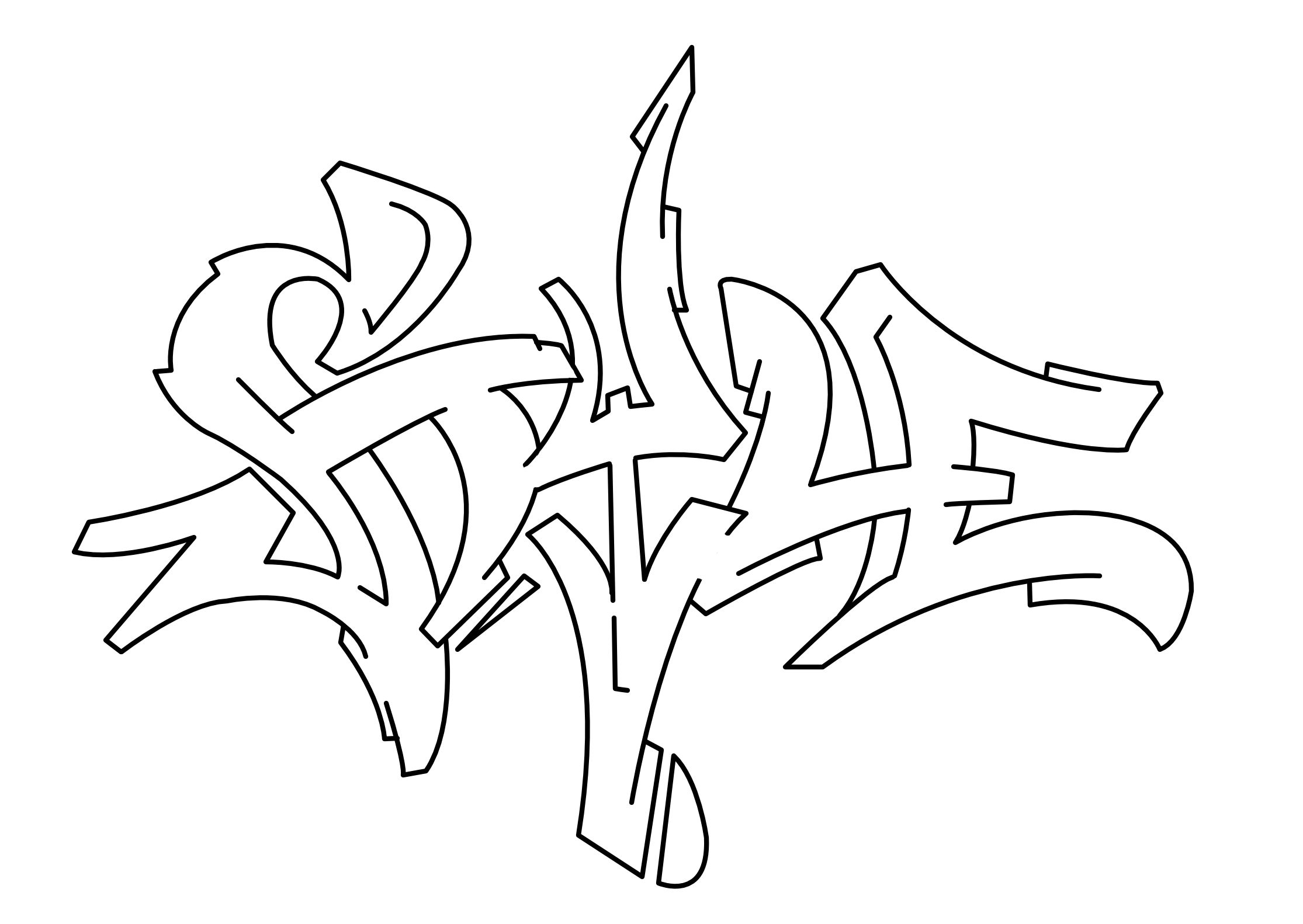 style Graffiti Tutorial Step 6 graphic
