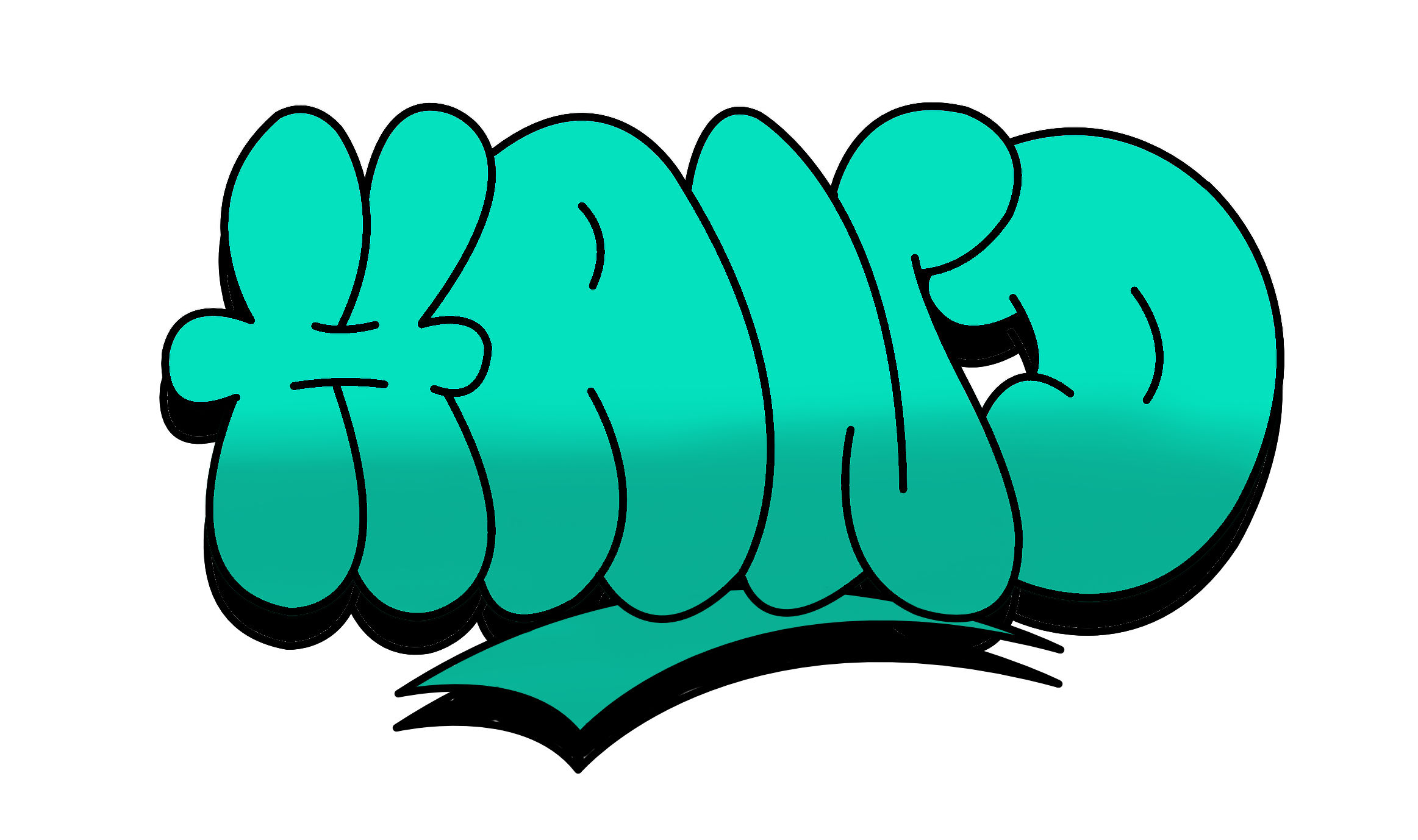 hand Graffiti Tutorial Step 8 graphic
