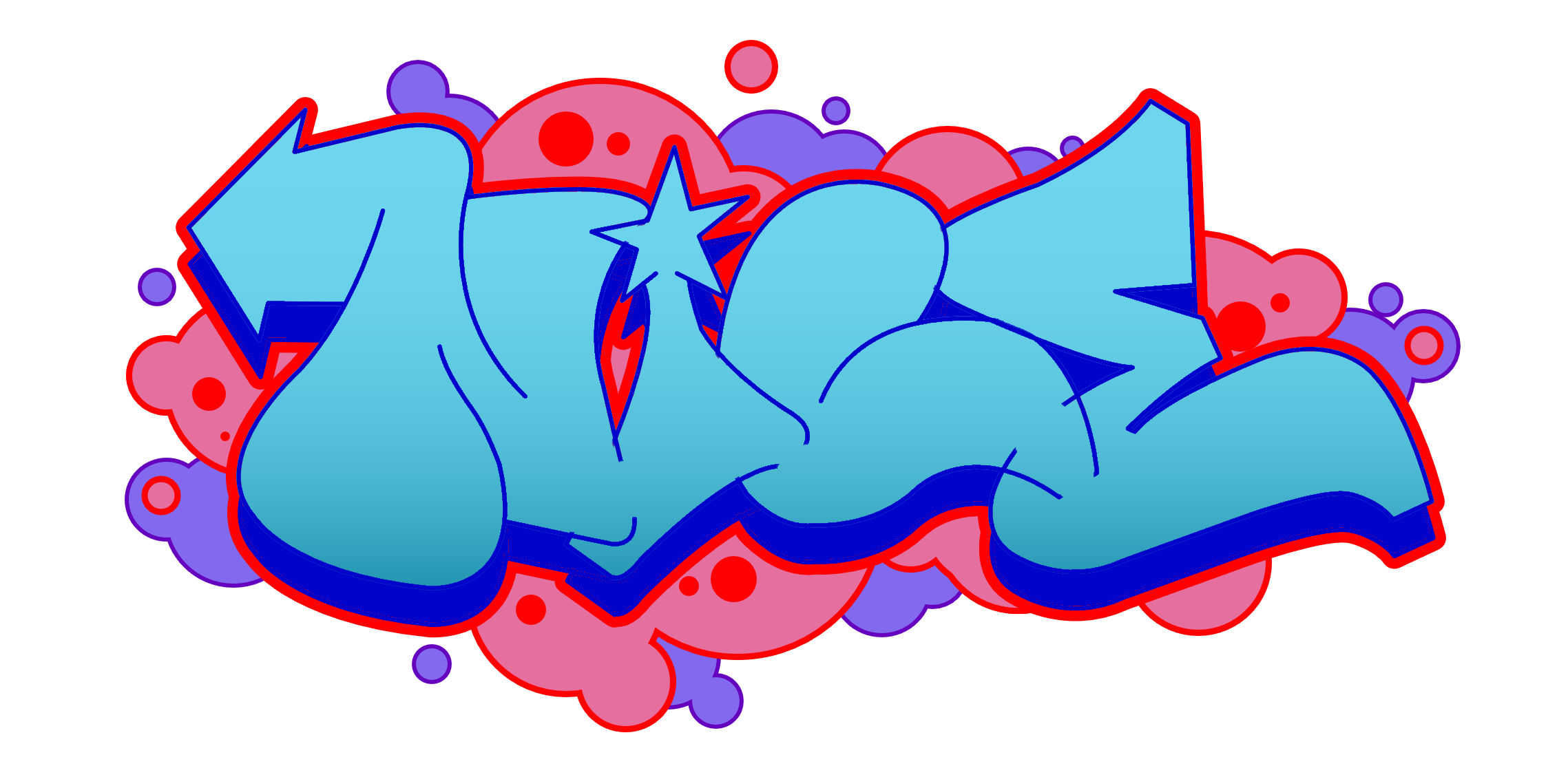 nice Graffiti Tutorial Step 9 graphic