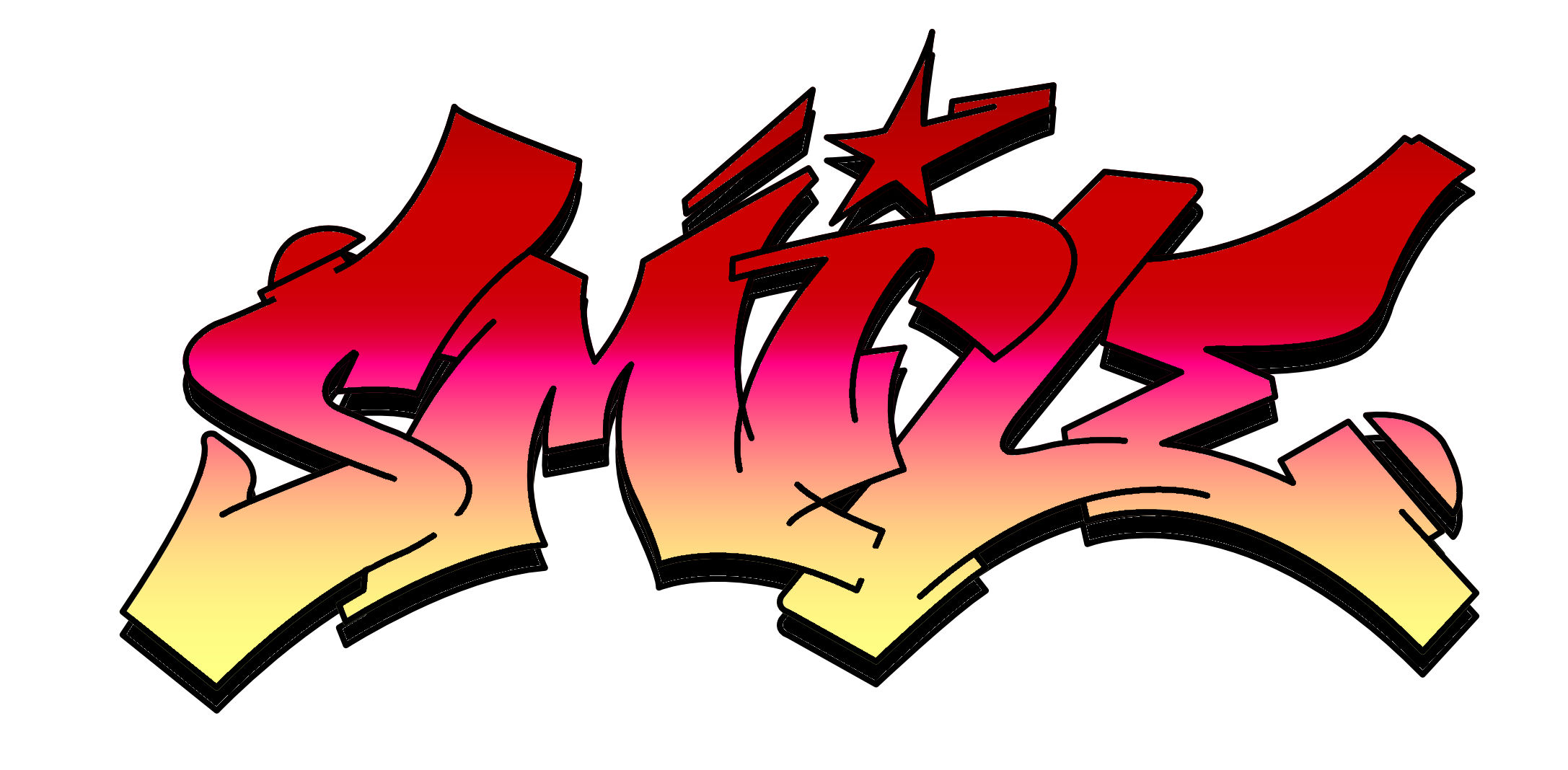 smile Graffiti Tutorial Step 9 graphic