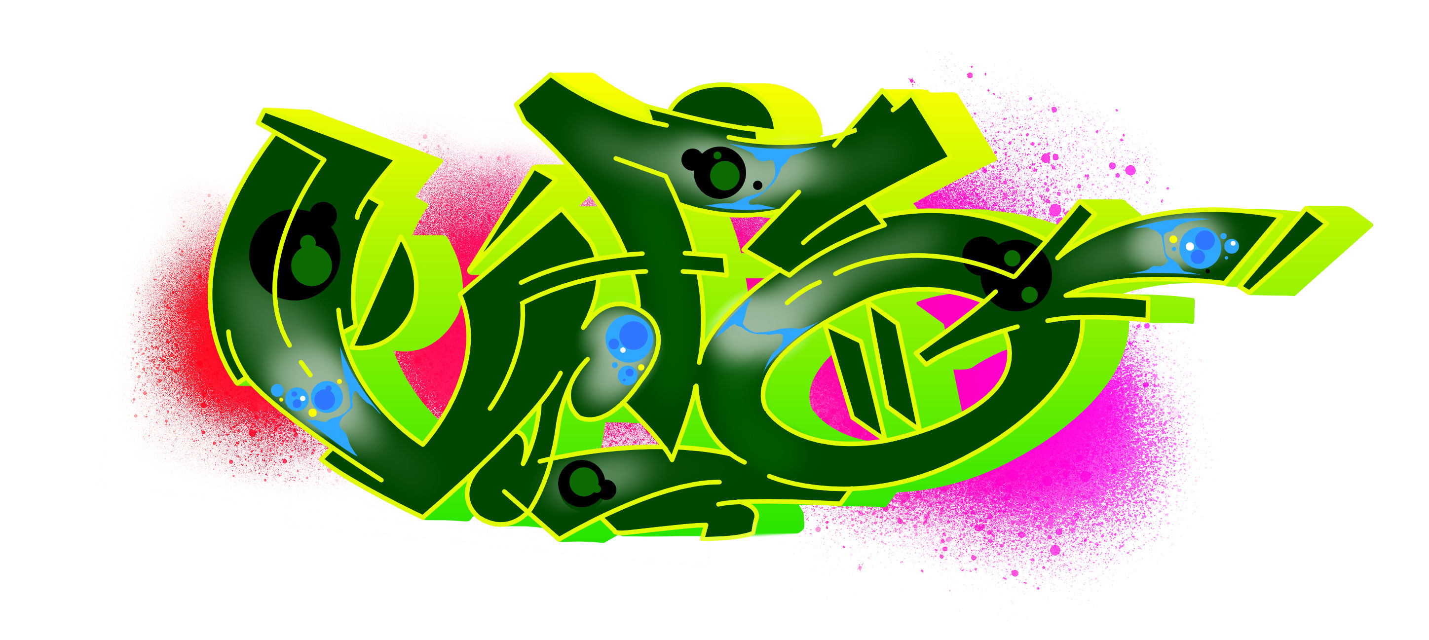 ufo Graffiti Tutorial Step 9 graphic