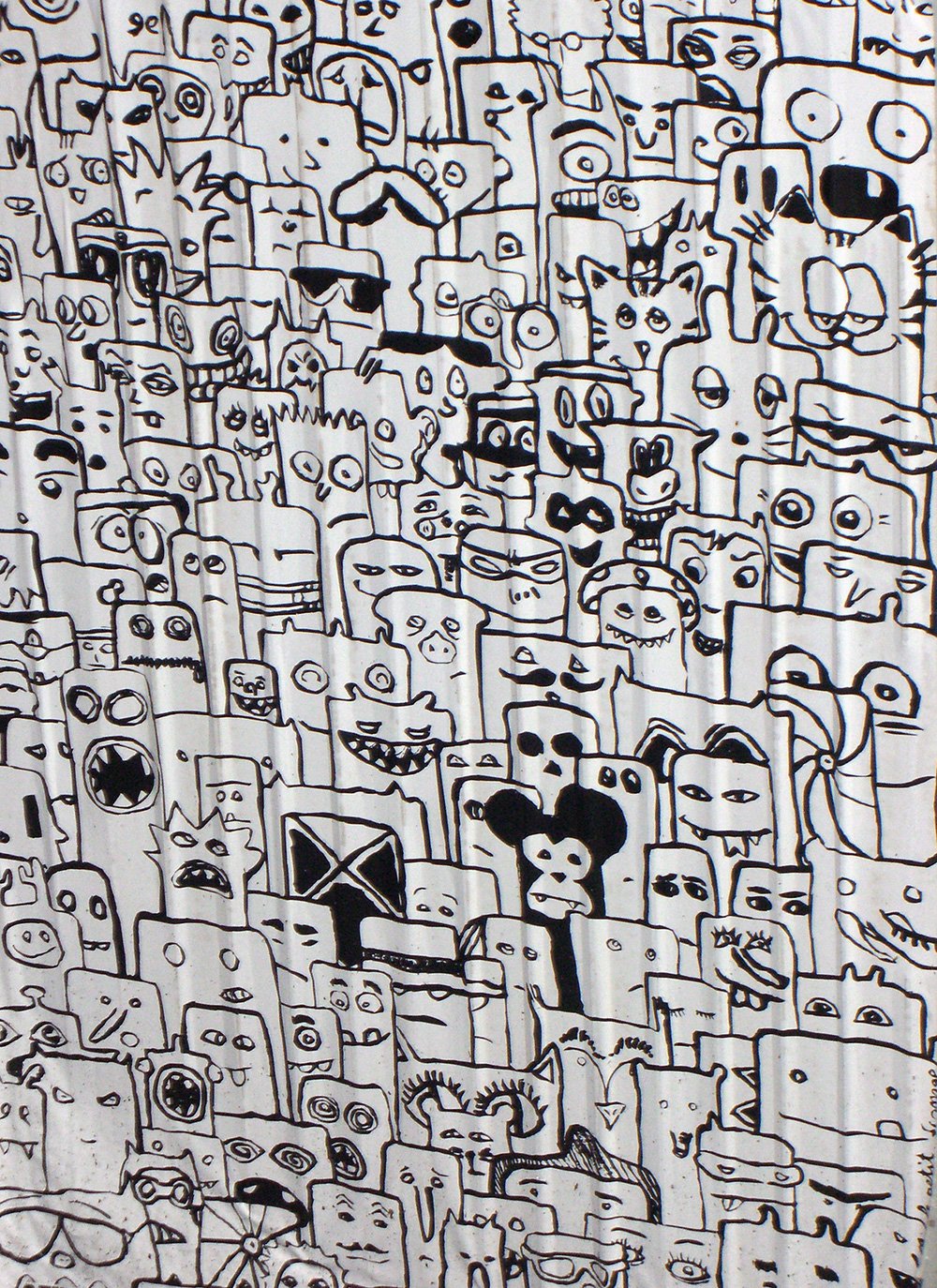 Graffiti comics in Berlin