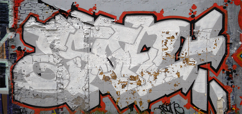 Semi-Wildstyle Graffiti in den Niederlanden