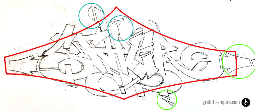 Tutorial - wie verbessert man eine Graffiti-Zeichnung